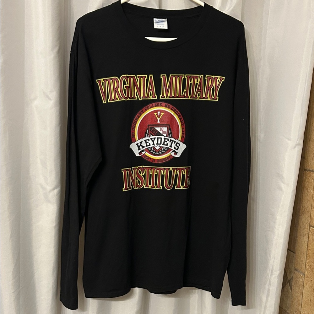 Virginia Military Institute Black Long Sleeve Shirt